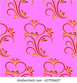 Endless abstract pattern. Background texture.  Vector illustration.