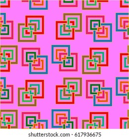 Endless abstract pattern. Background texture.  Vector illustration.