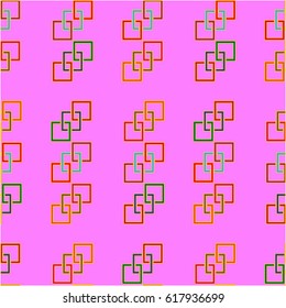Endless abstract pattern. Background texture.  Vector illustration.