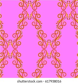 Endless abstract pattern. Background texture.  Vector illustration.