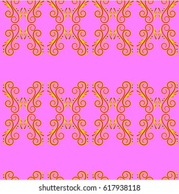 Endless abstract pattern. Background texture.  Vector illustration.