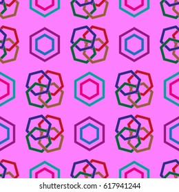 Endless abstract pattern. Background texture.  Vector illustration.