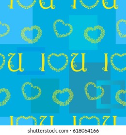 Endless abstract pattern. Background texture, note, treble clef, music, sound.  Vector illustration.