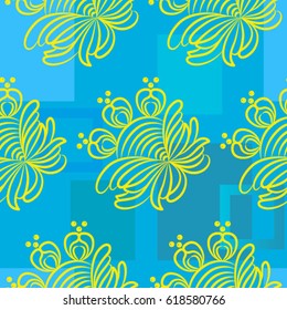 Endless abstract pattern. Background texture.  Vector illustration.