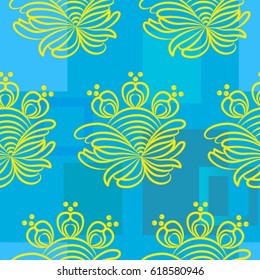 Endless abstract pattern. Background texture.  Vector illustration.