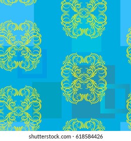 Endless abstract pattern. Background texture.  Vector illustration.