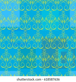 Endless abstract pattern. Background texture.  Vector illustration.
