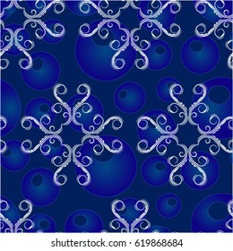 Endless abstract pattern. Background texture.  Vector illustration.