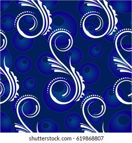Endless abstract pattern. Background texture.  Vector illustration.