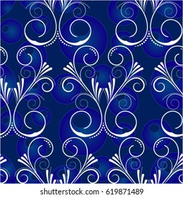 Endless abstract pattern. Background texture.  Vector illustration.