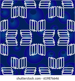 Endless abstract pattern. Background texture.  Vector illustration.