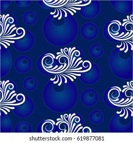 Endless abstract pattern. Background texture.  Vector illustration.