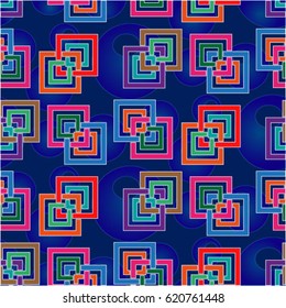 Endless abstract pattern. Background texture.  Vector illustration.