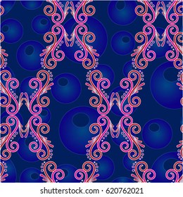Endless abstract pattern. Background texture.  Vector illustration.