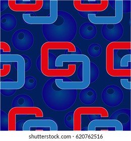 Endless abstract pattern. Background texture.  Vector illustration.