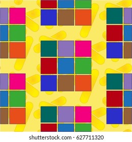 Endless abstract pattern. Background texture.  Vector illustration.