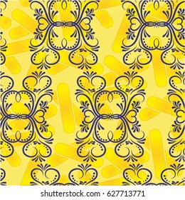 Endless abstract pattern. Background texture.  Vector illustration.