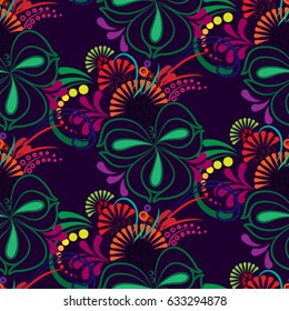 Endless abstract pattern. Background texture.  Vector illustration.