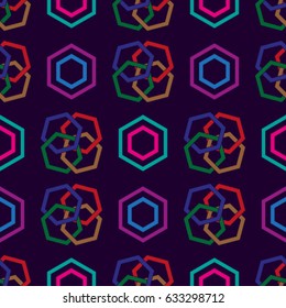 Endless abstract pattern. Background texture.  Vector illustration.