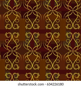 Endless abstract pattern. Background texture.  Vector illustration.