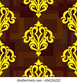 Endless abstract pattern. Background texture.  Vector illustration.