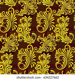 Endless abstract pattern. Background texture.  Vector illustration.