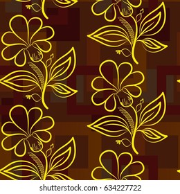 Endless abstract pattern. Background texture.  Vector illustration.