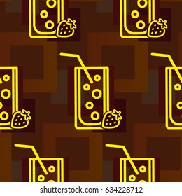 Endless abstract pattern. Background texture.  Vector illustration.