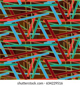 Endless abstract pattern. Background texture.  Vector illustration.