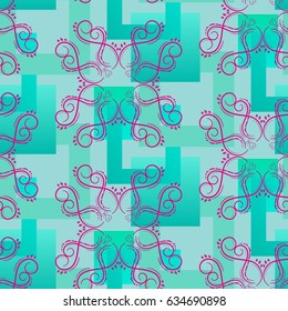 Endless abstract pattern. Background texture.  Vector illustration.