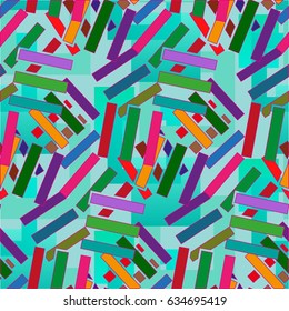 Endless abstract pattern. Background texture.  Vector illustration.