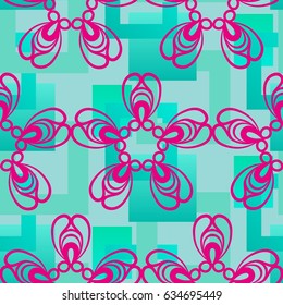 Endless abstract pattern. Background texture.  Vector illustration.