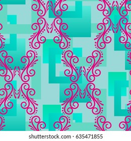 Endless abstract pattern. Background texture.  Vector illustration.