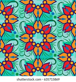 Endless abstract pattern. Background texture.  Vector illustration.