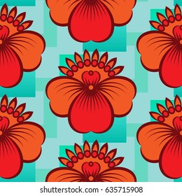 Endless abstract pattern. Background texture.  Vector illustration.