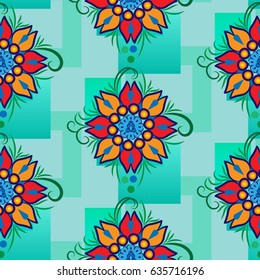 Endless abstract pattern. Background texture.  Vector illustration.