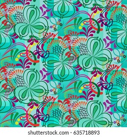 Endless abstract pattern. Background texture.  Vector illustration.