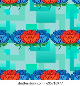 Endless abstract pattern. Background texture.  Vector illustration.