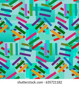 Endless abstract pattern. Background texture.  Vector illustration.