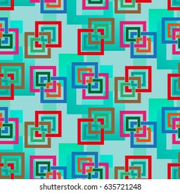 Endless abstract pattern. Background texture.  Vector illustration.