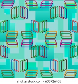 Endless abstract pattern. Background texture.  Vector illustration.