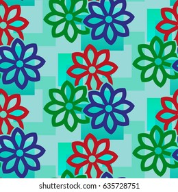 Endless abstract pattern. Background texture.  Vector illustration.