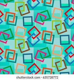 Endless abstract pattern. Background texture.  Vector illustration.