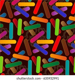 Endless abstract pattern. Background texture.  Vector illustration.