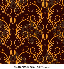 Endless abstract pattern. Background texture.  Vector illustration.