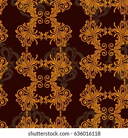 Endless abstract pattern. Background texture.  Vector illustration.