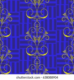 Endless abstract pattern. Background texture.  Vector illustration.