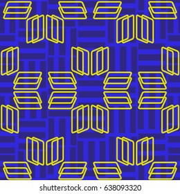 Endless abstract pattern. Background texture.  Vector illustration.