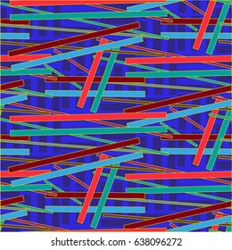 Endless abstract pattern. Background texture.  Vector illustration.