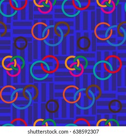 Endless abstract pattern. Background texture.  Vector illustration.